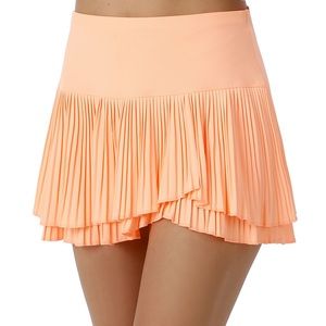 Peach tennis skirt